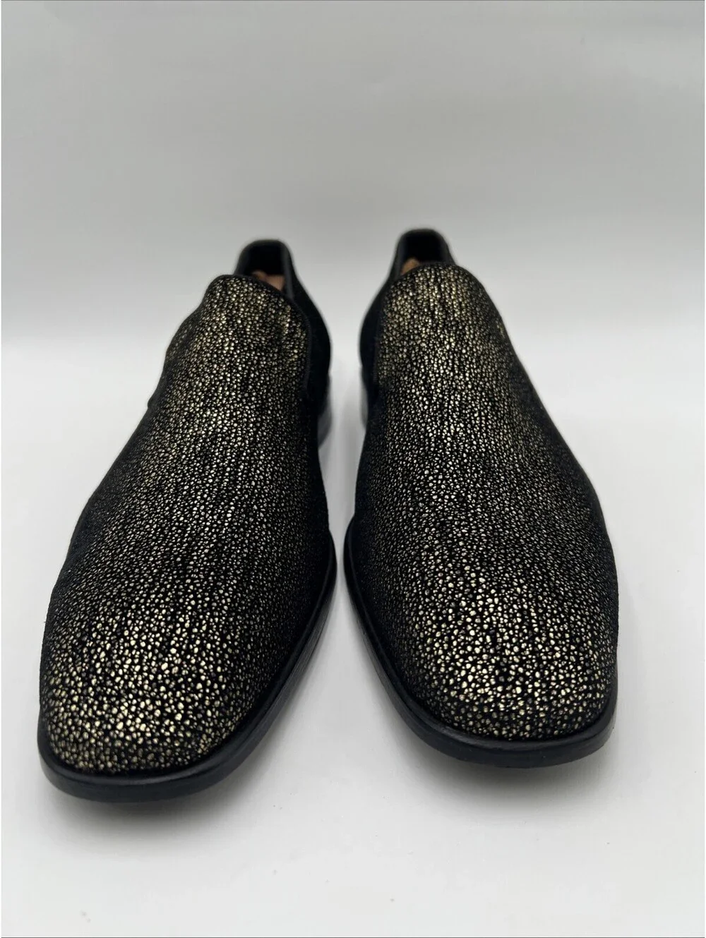 Men’s Saks Fifth Avenue Collection Glitter Canvas Loafers Size 10M